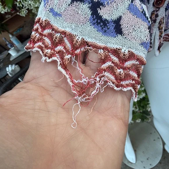 Missoni light weight cotton blend multi colored cardigan - Picture 11 of 11